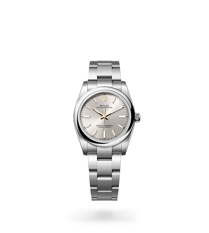 Oyster Perpetual 34 - Oyster, 34 mm, acier Oystersteel