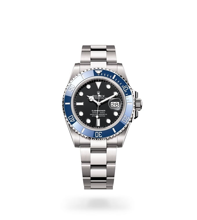 Submariner Date - Oyster, 41 mm, or gris